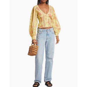 Free People $128 Wallflower Blossom Eyelet Top NEW